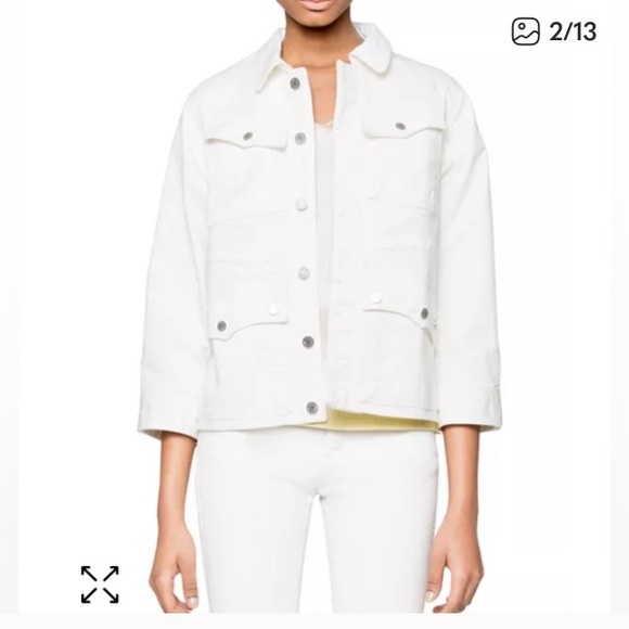 Zadig & Voltaire Jackets & Blazers - Zadig & Voltaire White Denim Jacket